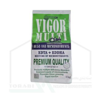 VIGOR MULTI حاوی ریز مغذی های کلاته و سولفاته هست که برای رفع کمبود ریز مغذی ها بسیار مناسب است.
